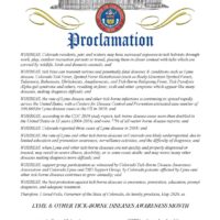 2020 Governor's proclamation