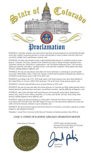 2020 Governor's proclamation